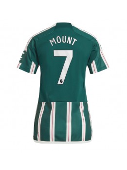 Billige Manchester United Mason Mount #7 Bortedrakt Dame 2023-24 Kortermet